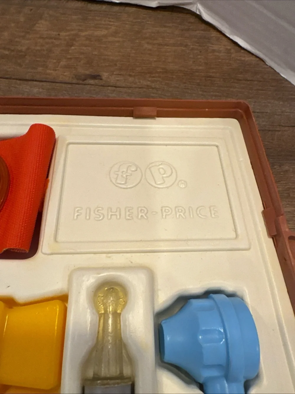 Vintage 1977 Fisher-Price Medical Kit #936 Doctor Nurse Pretend Play Set